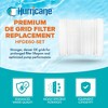 Hurricane HF-DE60-SET 60 Square Feet DE Grid Filter Replacement for PFS3060, FG-2005, FC-9550, Hayward DEX6000 DA/DS, White - 2 of 4