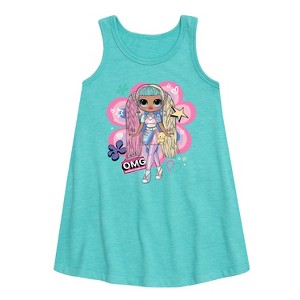 Girls' - LOL Surprise! - Candylicious Original Graphic Sleeveless Aline Dress - 1 of 3