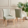 Lester 19" H Dining Chair With Nail Head Trim (Set of 2) - MCR4709 - Safavieh Couture - 2 of 4
