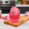 Unique Bargains Solid Color Disposable Baking Cups Greaseproof Paper 1.97"x1.18" 100 Pcs - 2 of 4