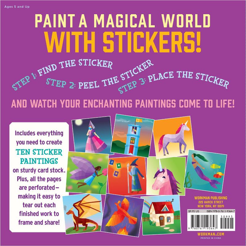 Paint By Sticker Unicorns &#38; Magic - Workman, 3 of 4