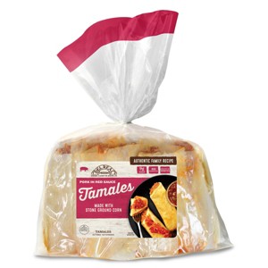 Del Real Foods Gluten Free Pork Tamales in Red Sauce - 24oz - 1 of 4