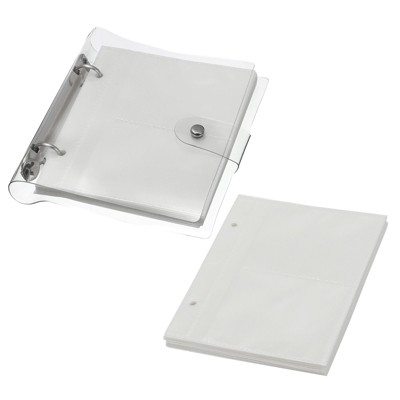 Unique Bargains PU Material Refillable Waterproof Double-Sided Photo Album 1 Pc