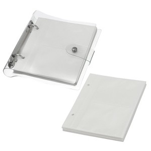 Unique Bargains PU Material Refillable Waterproof Double-Sided Photo Album 1 Pc - 1 of 3