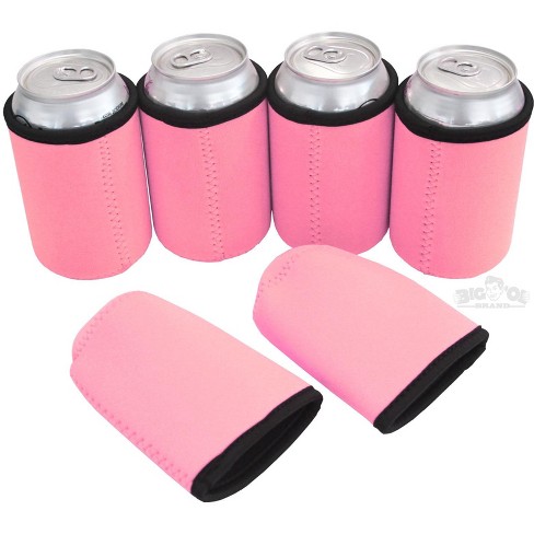 Neoprene Reversible Can Cooler 12 Pack Pink : Target