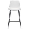 Zuo Byron Barstool White - 3 of 4