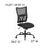 Emma and Oliver 400 lb. Big & Tall Black Mesh Executive Swivel Ergonomic Office Chair - 4 of 4