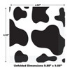Beistle Cow Print Beverage Napkins, 64 2-ply napkins Multicolored - 4 of 4