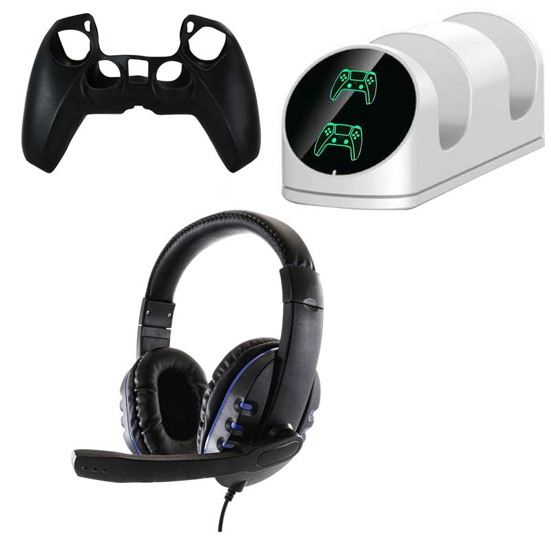 GameFitz 10 in 1 Accessories Kit for PS5, 2 of 4