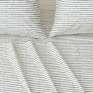 Microfiber Striped Sheet Set - Isla Jade - 1 of 4