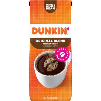 Dunkin' Original Blend Whole Bean Coffee Medium Roast - 12oz