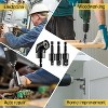 DOMETOUR Impact Socket Adapter Set Tools Christmas Gift Cool Gadgets 3-Piece 1/4 3/8 1/2" Socket Wrench Extension Drill Adapter Bit Set - 4 of 4