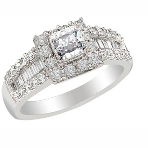 Gemma Princess Cut CZ Engagement Ring Womens Ginger Lyne Collection 9 - 1 of 4