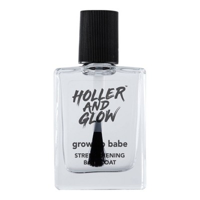 Holler and Glow Grow Up Babe Strengthening Base Coat - 0.5 fl oz_4