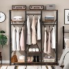 Tribesigns Freestanding Wardrobe Rack Organizer - 2 of 4