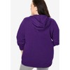 Woman Within Plus Size Better Fleece Zip-Front Hoodie - 3 of 4