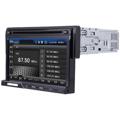 Power Acoustik 1-DIN 7 Multimedia Source Unit w/Bluetooth V2.0 (POWPD710B) 