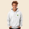 Dalix Alien Embroidered Fleece Zip Hoodie Cold Fall Winter Mens - 2 of 4