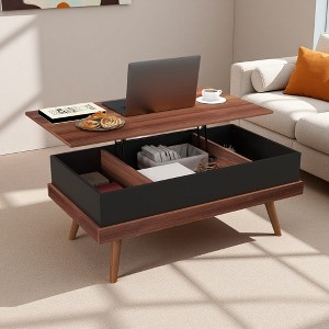 39.25" Lift-Top Farmhouse Coffee Table - 1 of 4