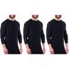 Alpine Swiss Mens Thermal Long Sleeve Top Underwear Crew Neck Shirt Waffle Knit Henley Base Layer - 4 of 4