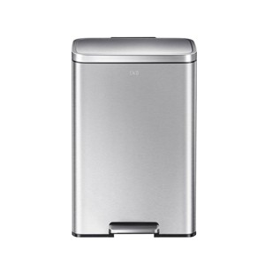 EKO Stainless Steel 50L Madison Step Trash Can - 1 of 4