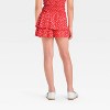Girls' Smocked Waist Floral Tiered Skort - art class™ - 2 of 3