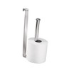 iDESIGN Classico Metal Toilet Paper Reserve Over the Tank Tissue Organizer White - 2 of 4