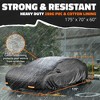 Mockins Heavy Duty XS Sedan Car Cover - 175"x70"x60" - 250g PVC Cotton Lining - 2 of 4