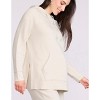 Women's Relaxed Fit Tunic Maternity Hoodie | Motherhood Maternity - 3 of 4