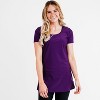 Calypsa Women's Plus Size Longer Length UPF 50+ Anna Swim Tunic - 2 of 4
