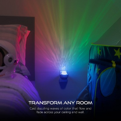 Gray LED Color Changing Nursery Night Light Projector