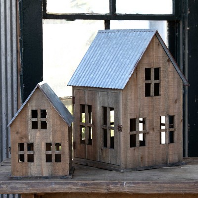 Park Hill Collection Tin Roof Christmas Cottages