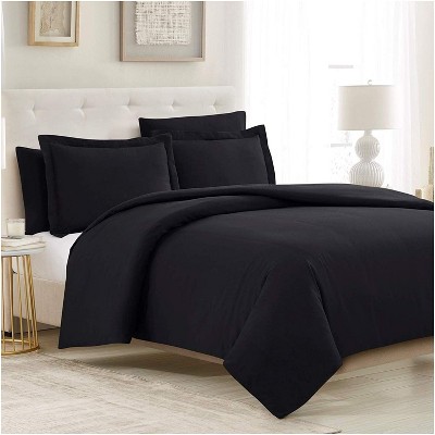Soft Brushed Microfiber Duvet Cover & Sham Set - Mellanni