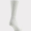 All Pro Women's 6pk Crew Cotton Socks - White 4-10: Arch Support, Cushioned Sole, Moisture Wicking - 4 of 4
