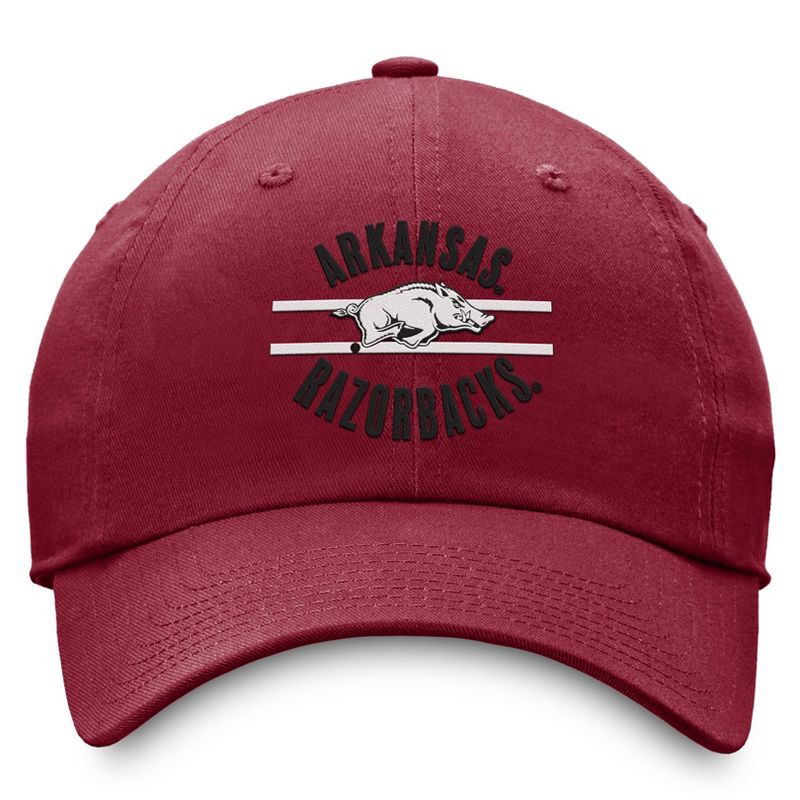 NCAA Arkansas Razorbacks Unstructured Captain Kick Cotton Hat, 2 of 5