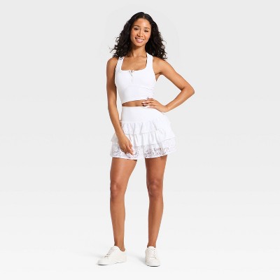 Women's Layered Ruffle Skort - JoyLab