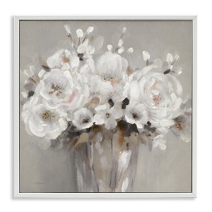 Stupell Industries White Flower Bunches, 24" x 24" - 1 of 4