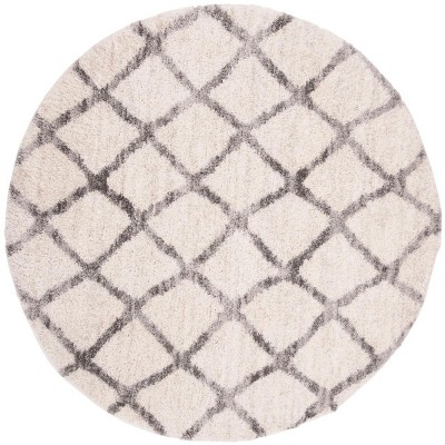 Berber Shag 200 BER215 Power Loomed Rug - Safavieh