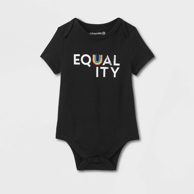 Pride Baby Equality Bodysuit - Black 6-9M