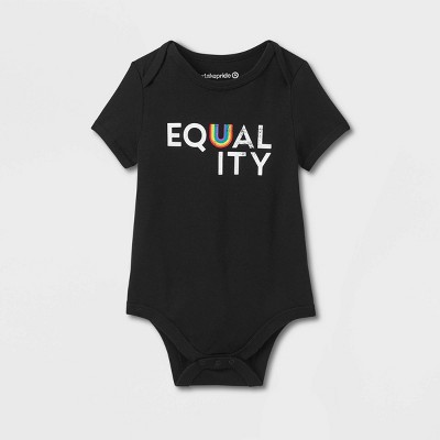Image of Pride Baby Equality Bodysuit - Black 0-3M