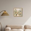 Art Remedy Sage Butterfly Colorful buterfly and flowers wall art Framed - 2 of 4