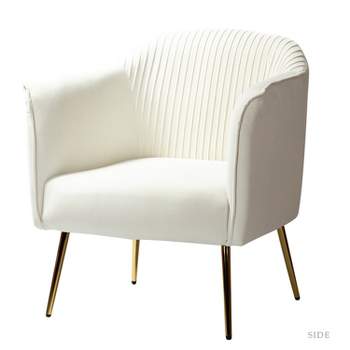 Vicenza Wooden Upholstered Accent Chair Contemporary Living Room Chair ...