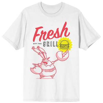 The Mr. Krab and The Krabby Patty White Tee