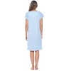 Casual Nights Women's Lace Short Sleeve Nightgown - 4 of 4