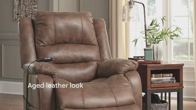 Yandel Power Lift Recliner - Signature Design by Ashley, 2 of 7, play video