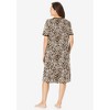 Dreams & Co. Plus Size Short T-Shirt Lounger - 3 of 4