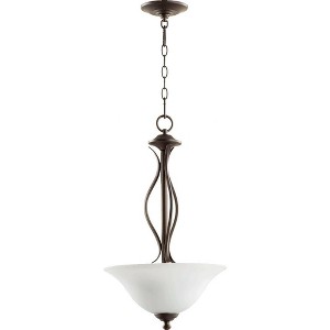 Quorum Lighting Spencer 3-Light Pendant, Oiled Bronze, 15.75W, 23H - 1 of 1
