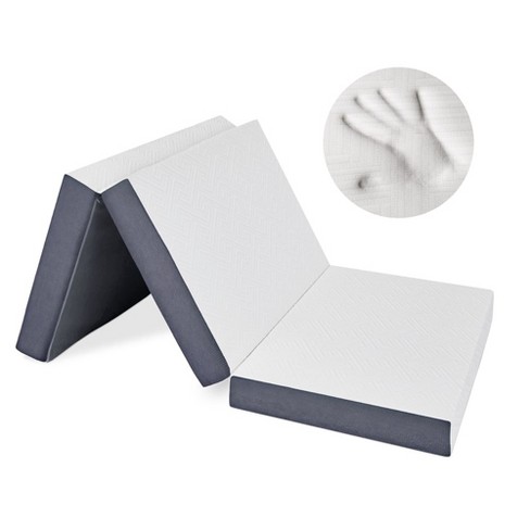 Folding memory foam store mattress twin