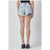 Women's Kenzie Bandana Print Distressed Shorts - HIDDEN - 3 of 4