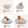 Kumasinova Round Dog Bed,Pet Bed with Non-Slip Bottom,Dog Beds with Donut Design,Washable Dog Bed for Small/Medium Dogs&Indoor Cats,Dog Furniture - 2 of 4